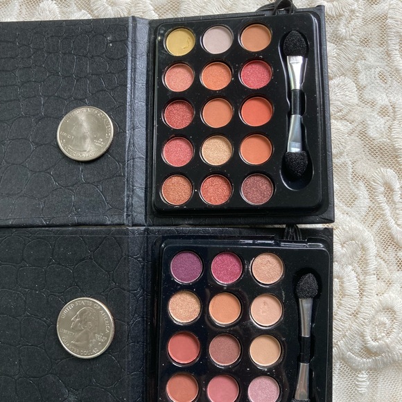 New 2 Sets Micro Travel Eyeshadow Pallets LA Color - Picture 4 of 8